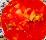 白菜のトマトスープ